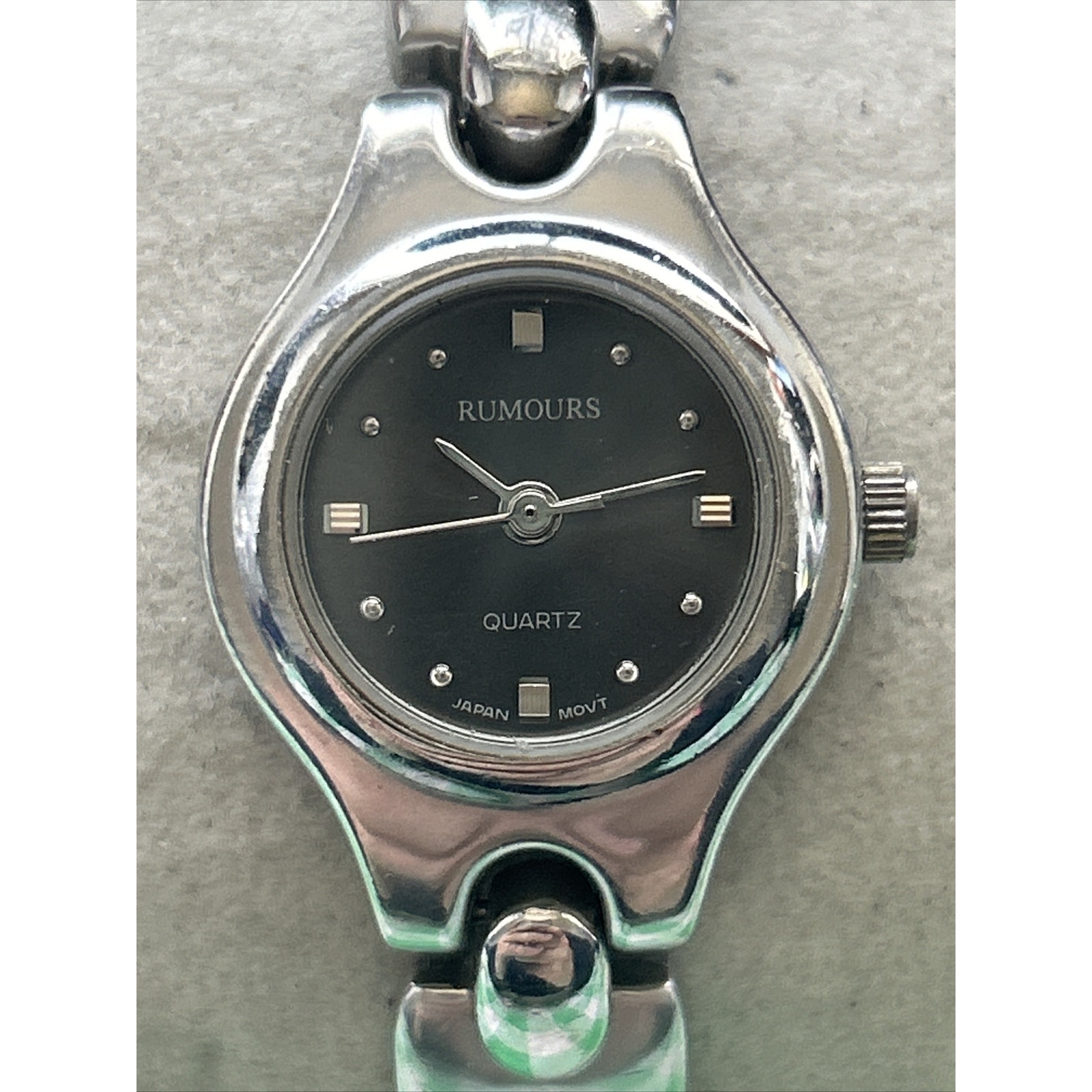 Rumours Watch Womens Stainless Silver Steel Water Resistant Quartz